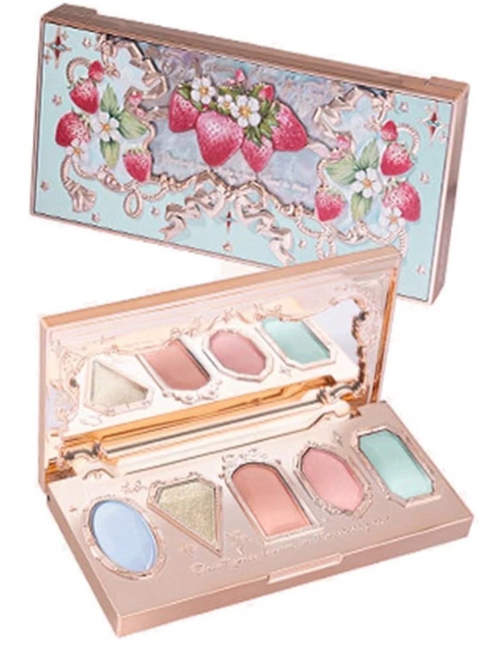 Flower Knows Strawberry Rococo Series Five Eyeshadow Palette 05 Creamy Macarons
